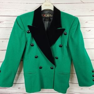 Vintage Emerald Green ESCADA Jacket